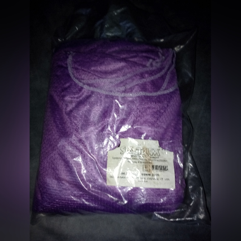 12 New Purple Mesh Pinnies